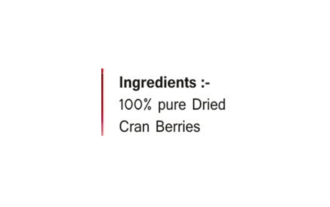 Wonderelements Dried Cranberries    Pack  150 grams